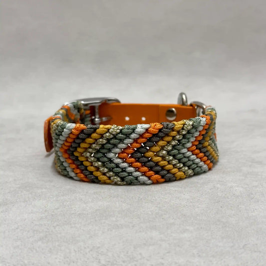 Chevron weave collar (height 3.5 cm)